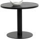 Merano 36 X 30 inch Black Outdoor Bistro Table, Round